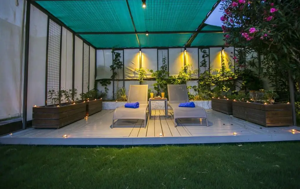 Garden area